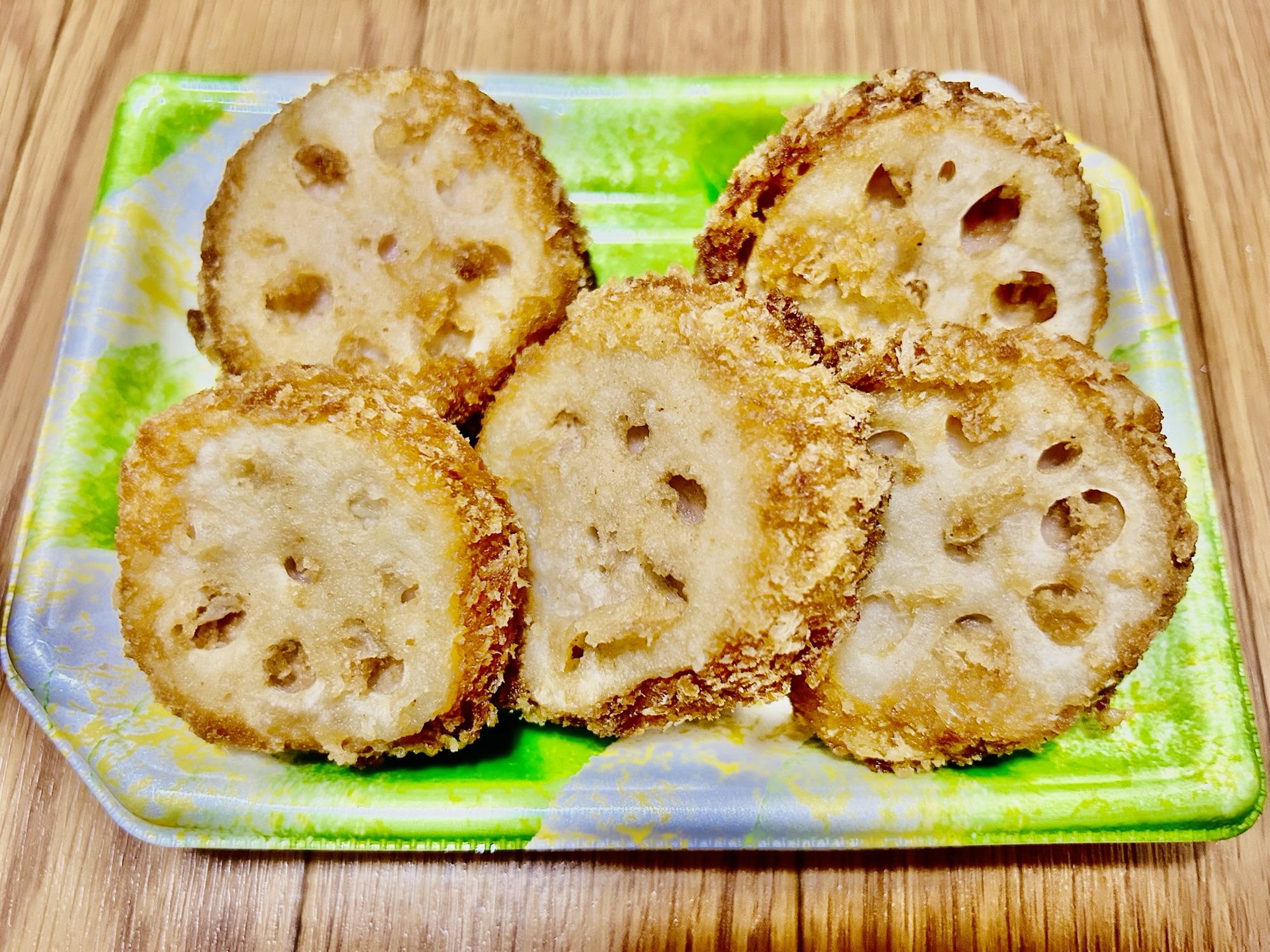 蓮根と海鮮すり身のフライ