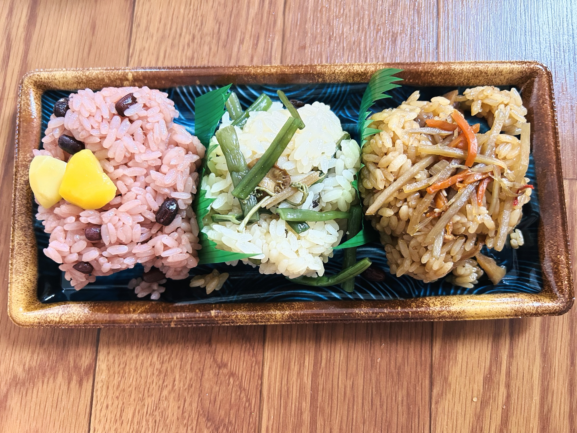 おこわ3点盛
