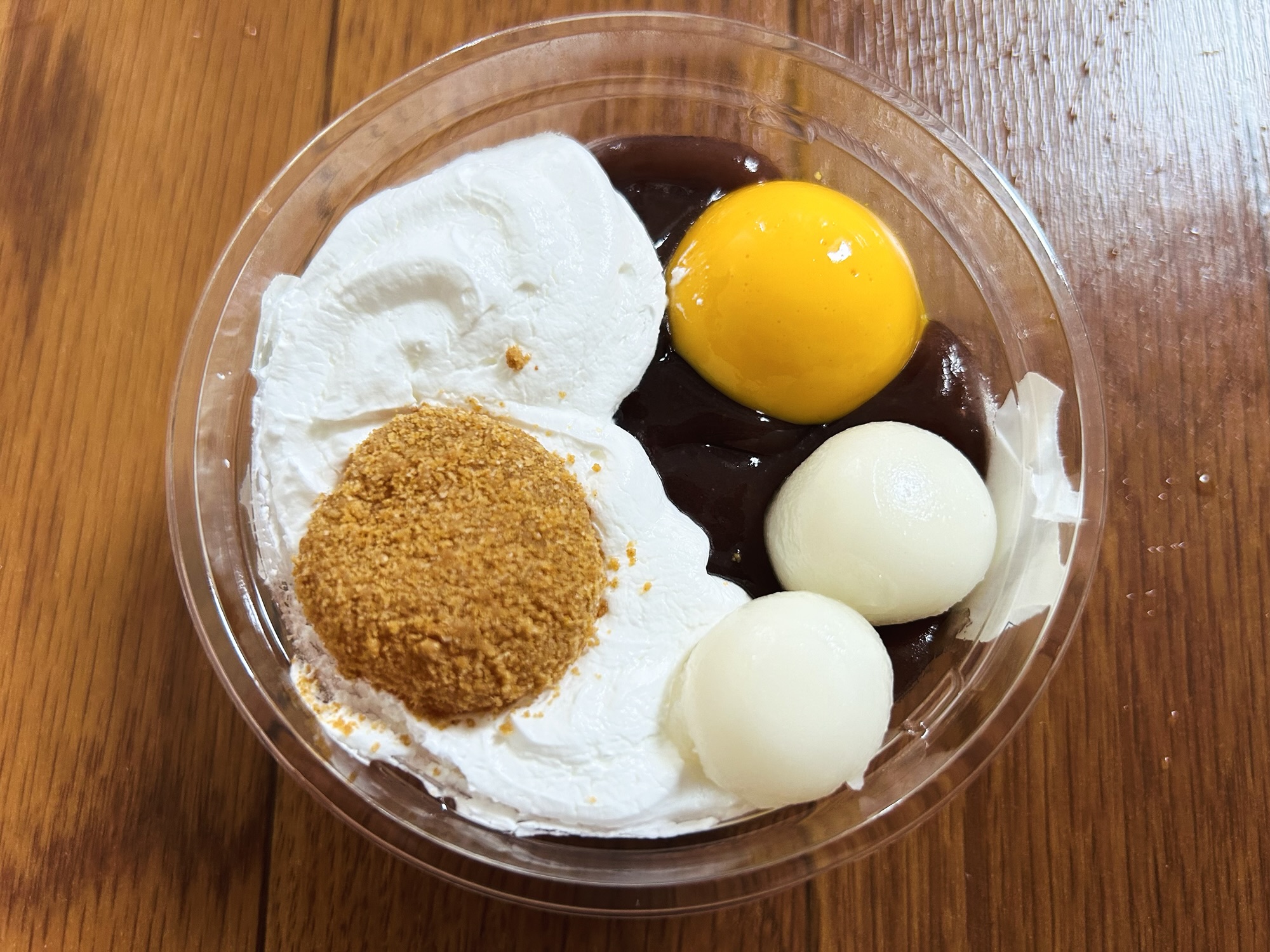 お月見 白玉ミルクプリン